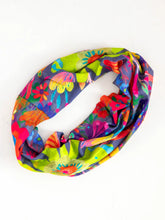 Load image into Gallery viewer, Half Boho Bandeau - Charcoal Flower