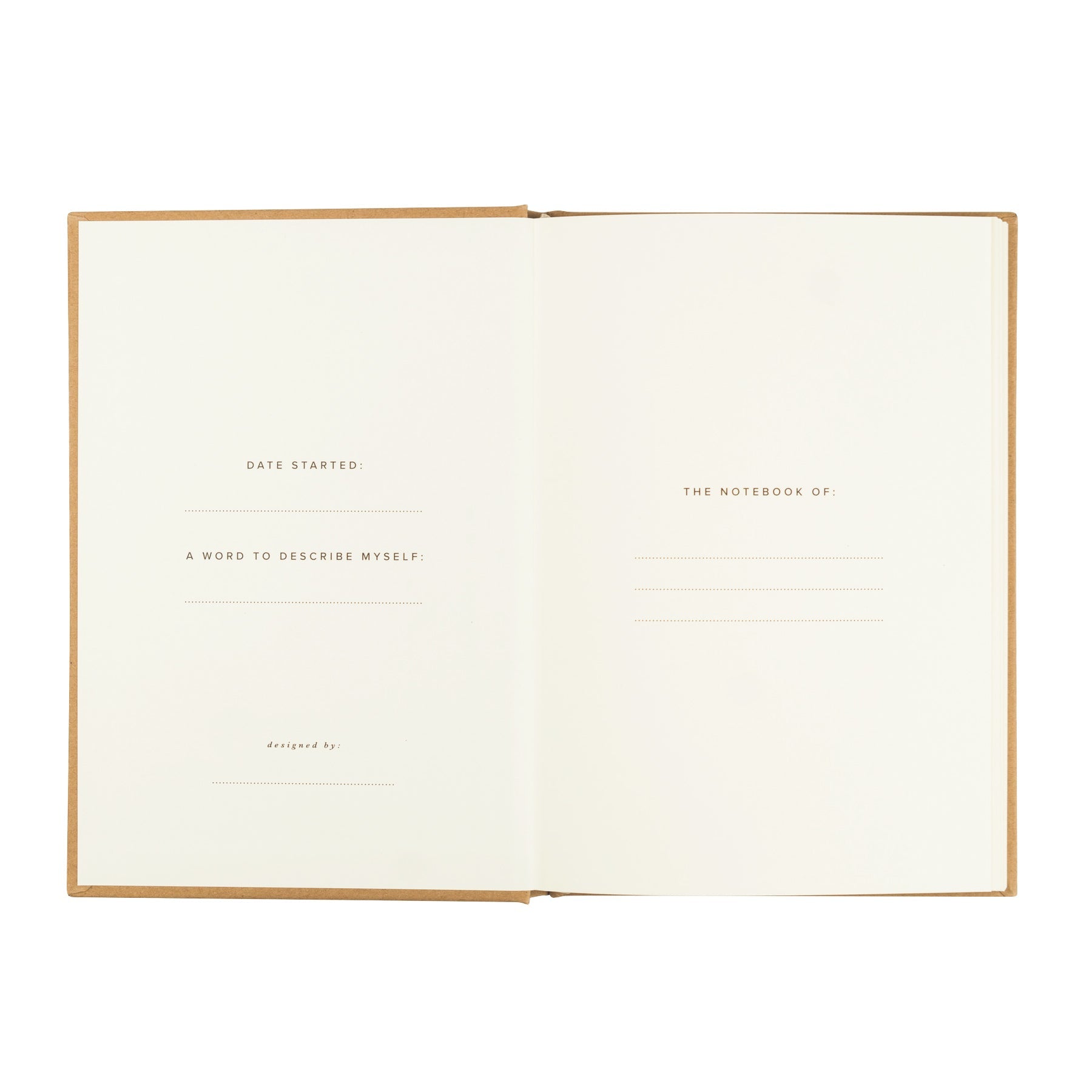 Paintable Blank Notebook