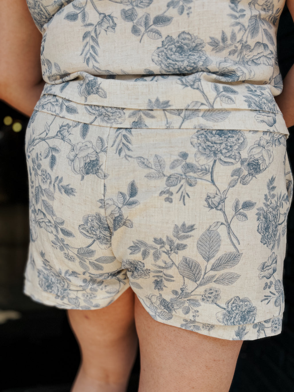 Blue Blossom Shorts