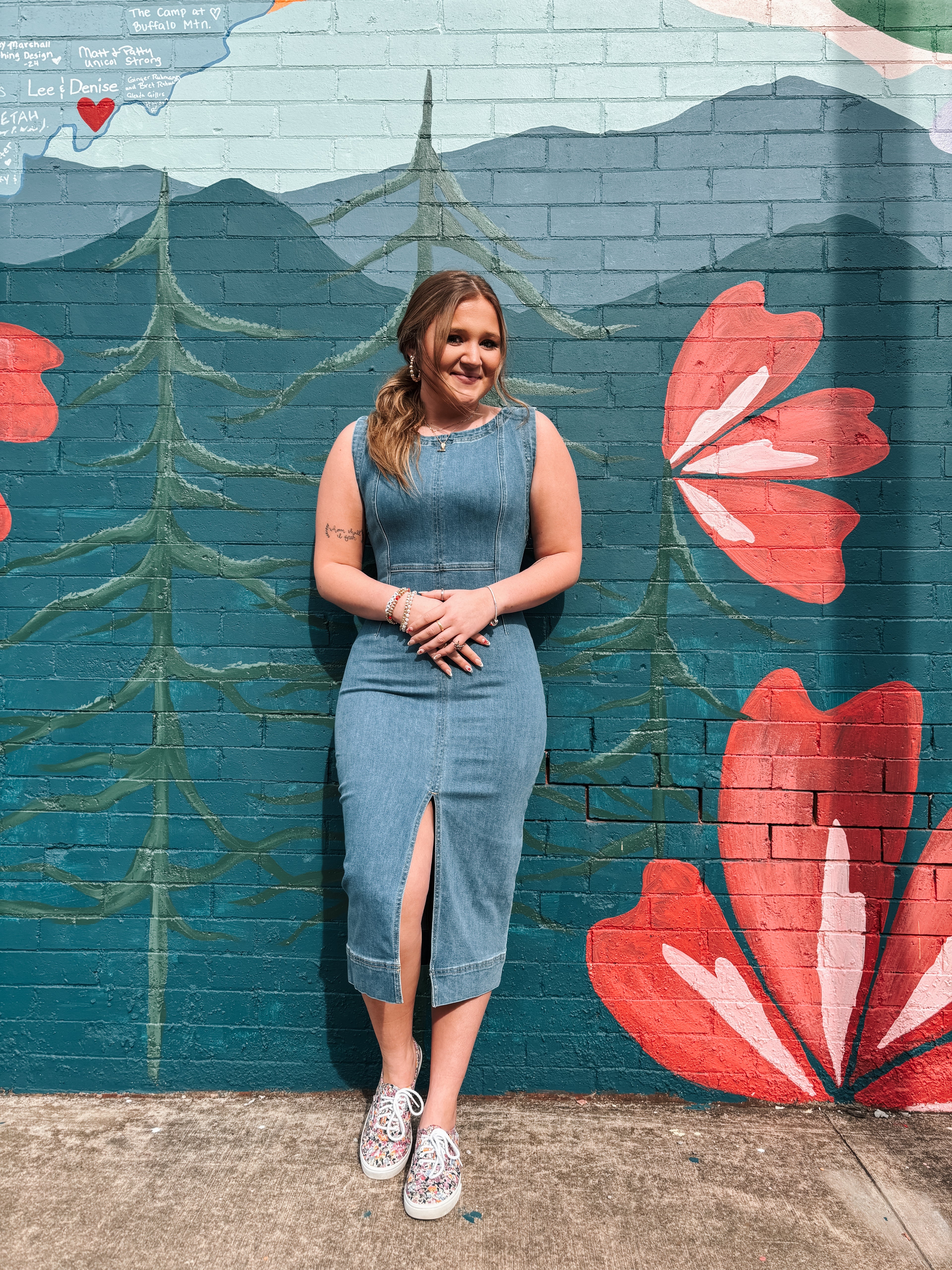 Devyn Denim Midi