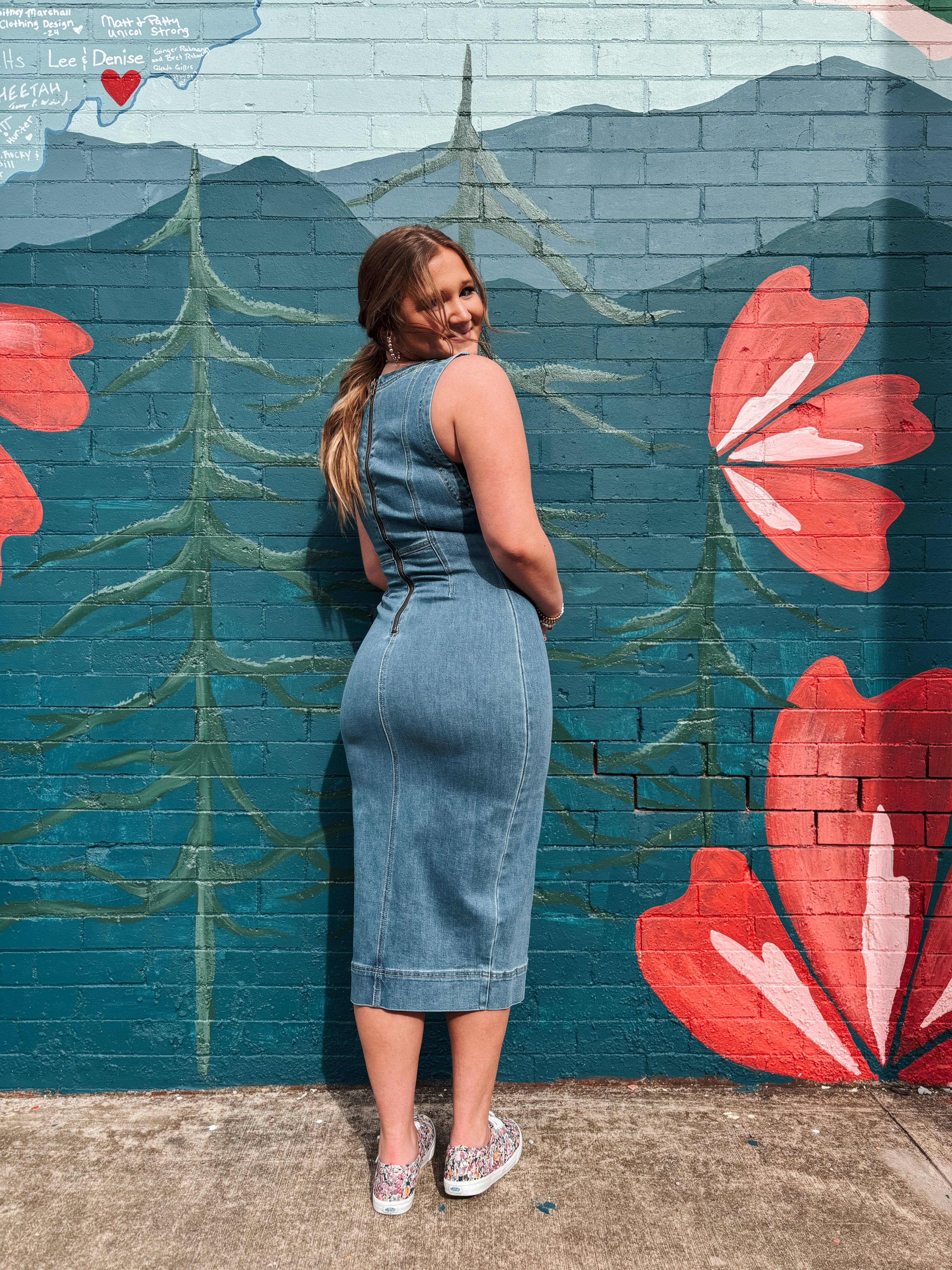 Devyn Denim Midi