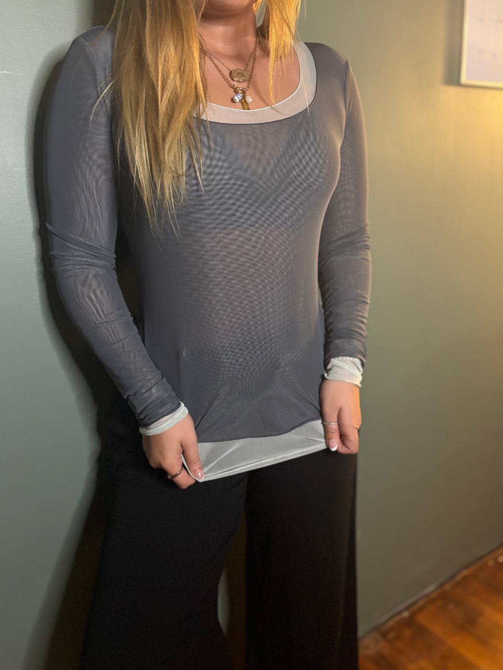 Double Duty Mesh Top