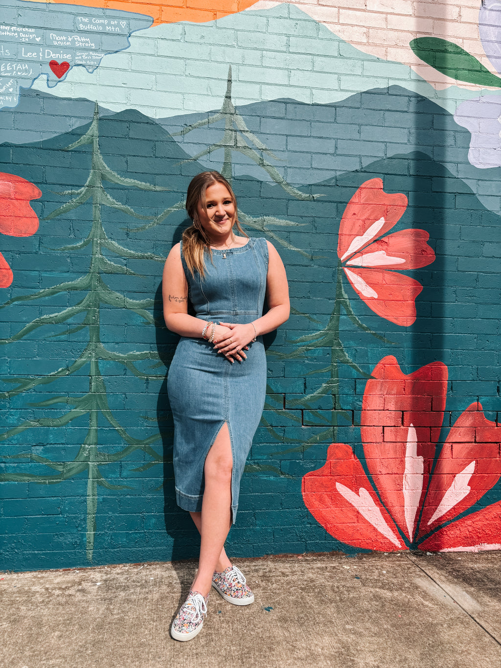 Devyn Denim Midi