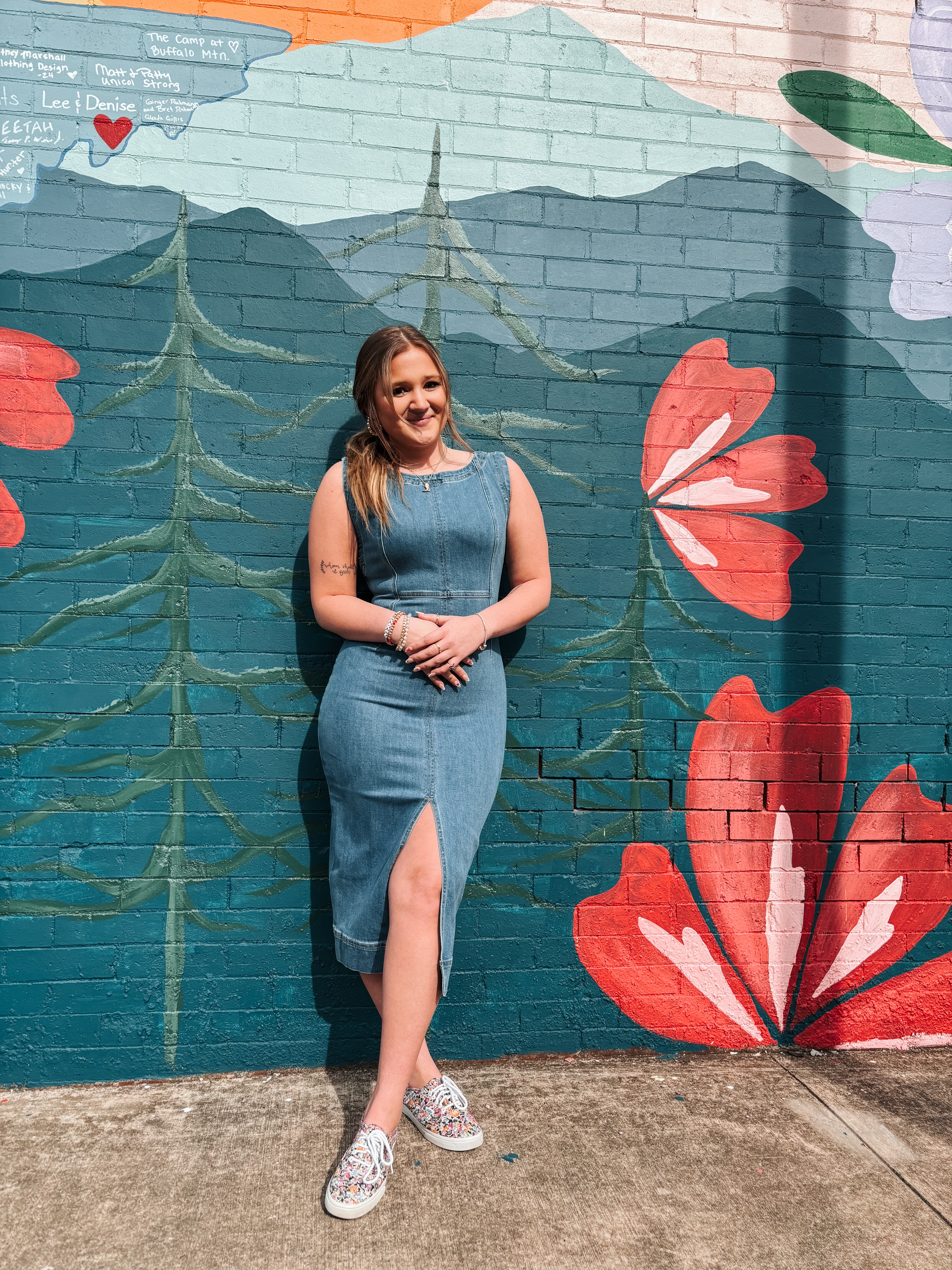 Devyn Denim Midi