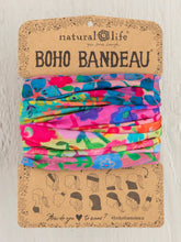 Load image into Gallery viewer, Boho Bandeau - Rainbow Floral Rows
