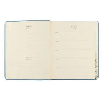 12 Month Undated Planner: Bethany Lay-Flat