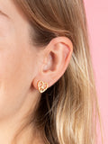 Peace Heart Studs