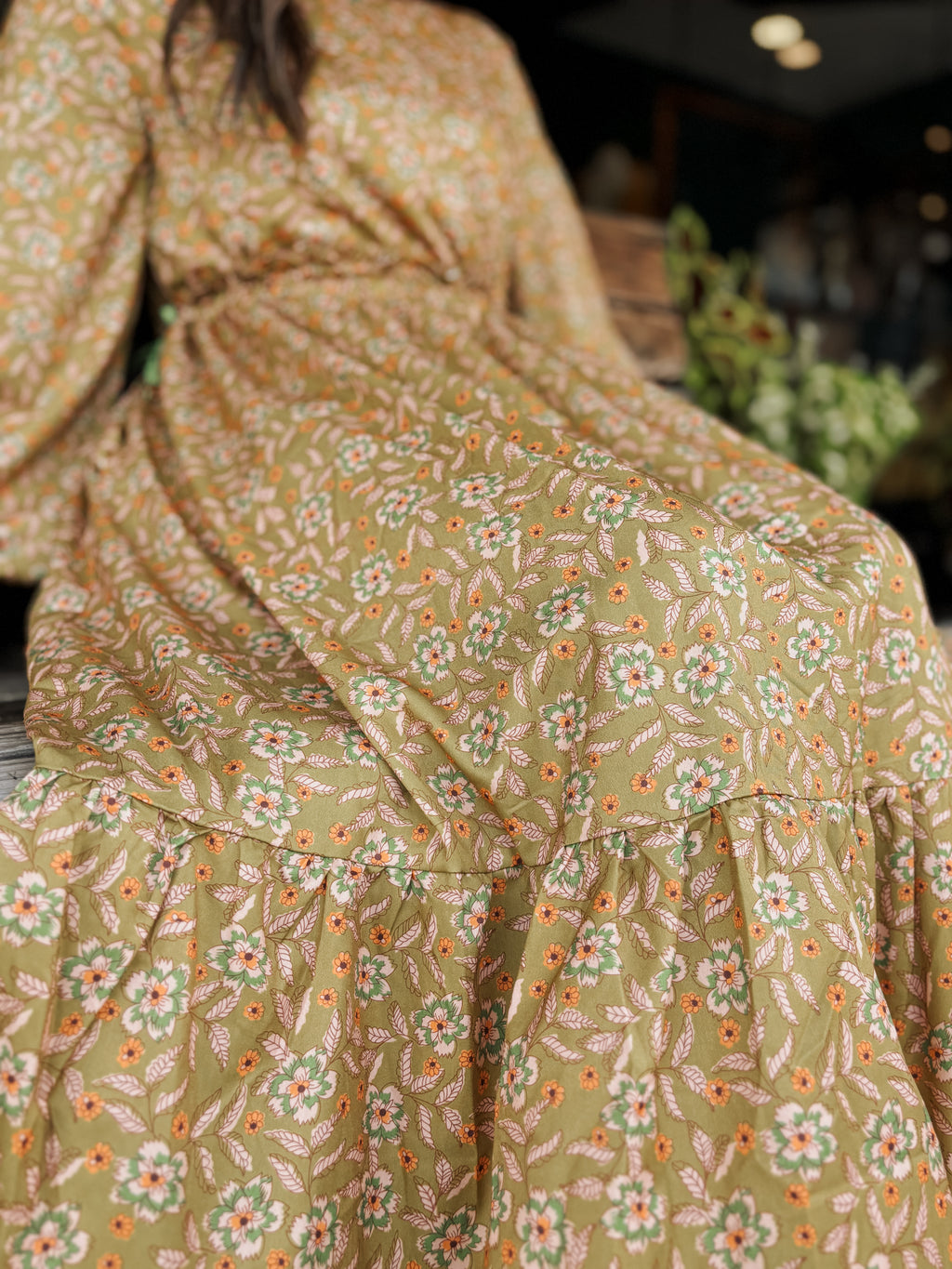 Burnished Maxi Dress