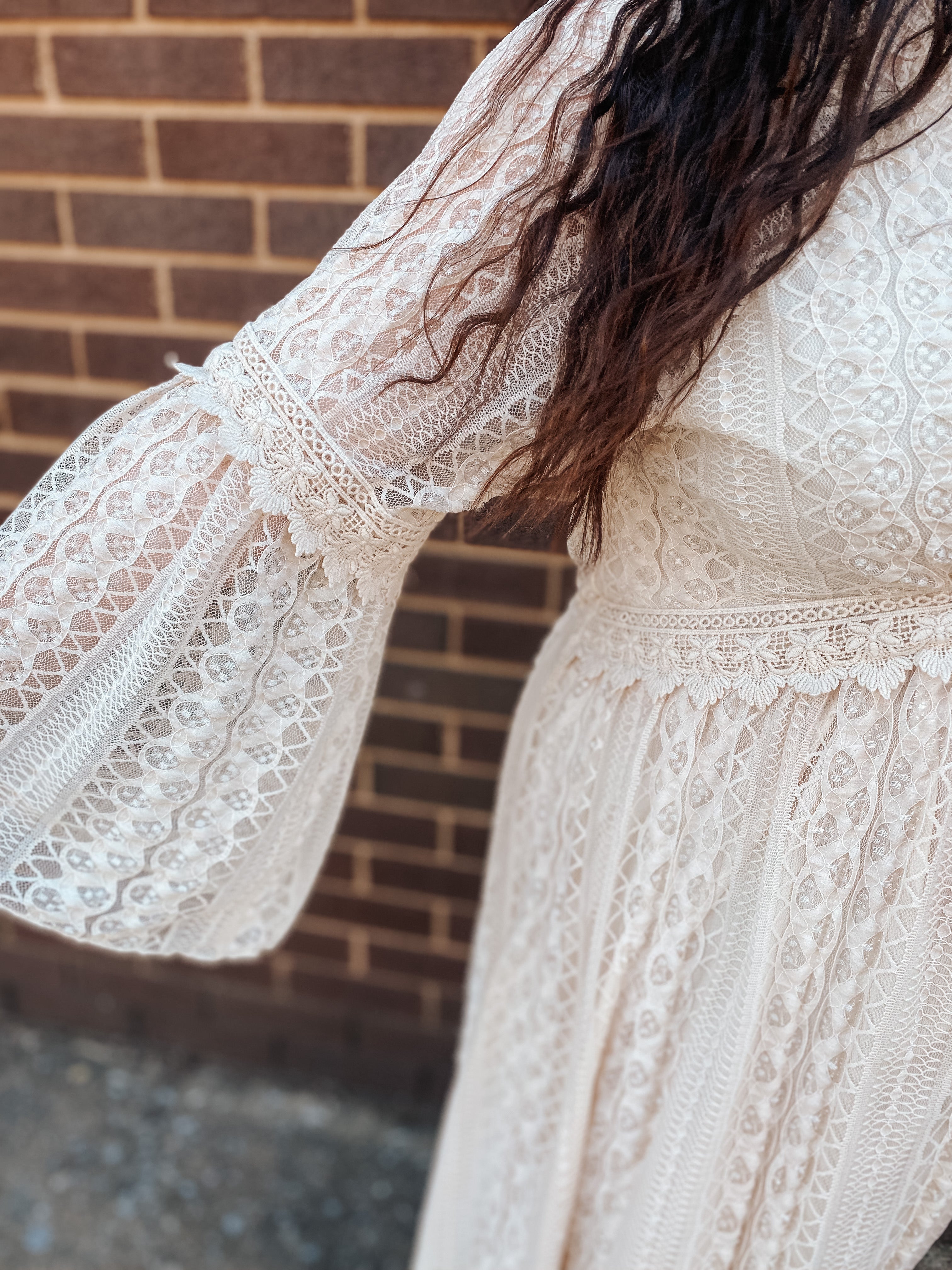 Magnolia Lace Dress Small / Cream Magnolia Lace Dress Small / Cream