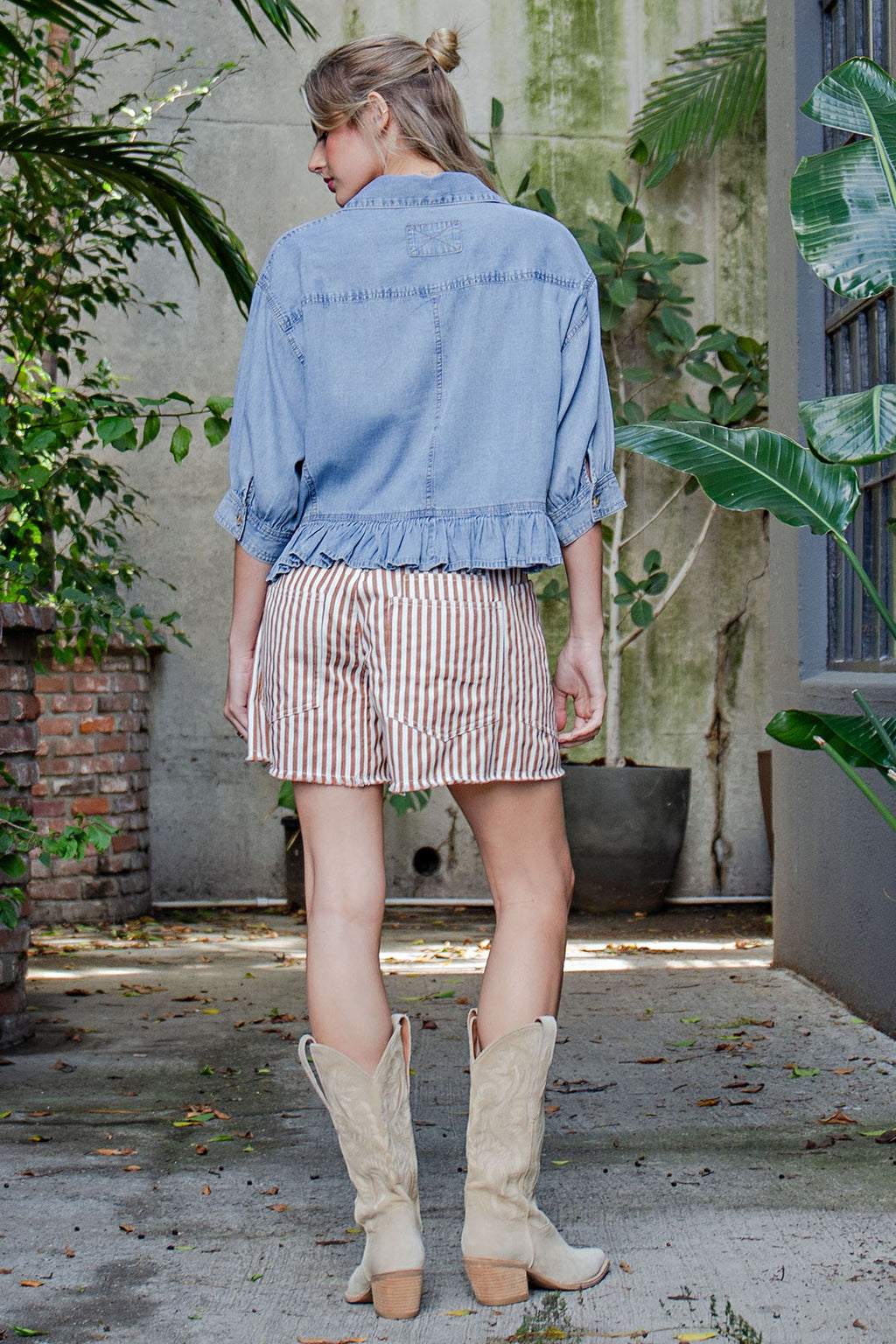 Presley Denim Blouse