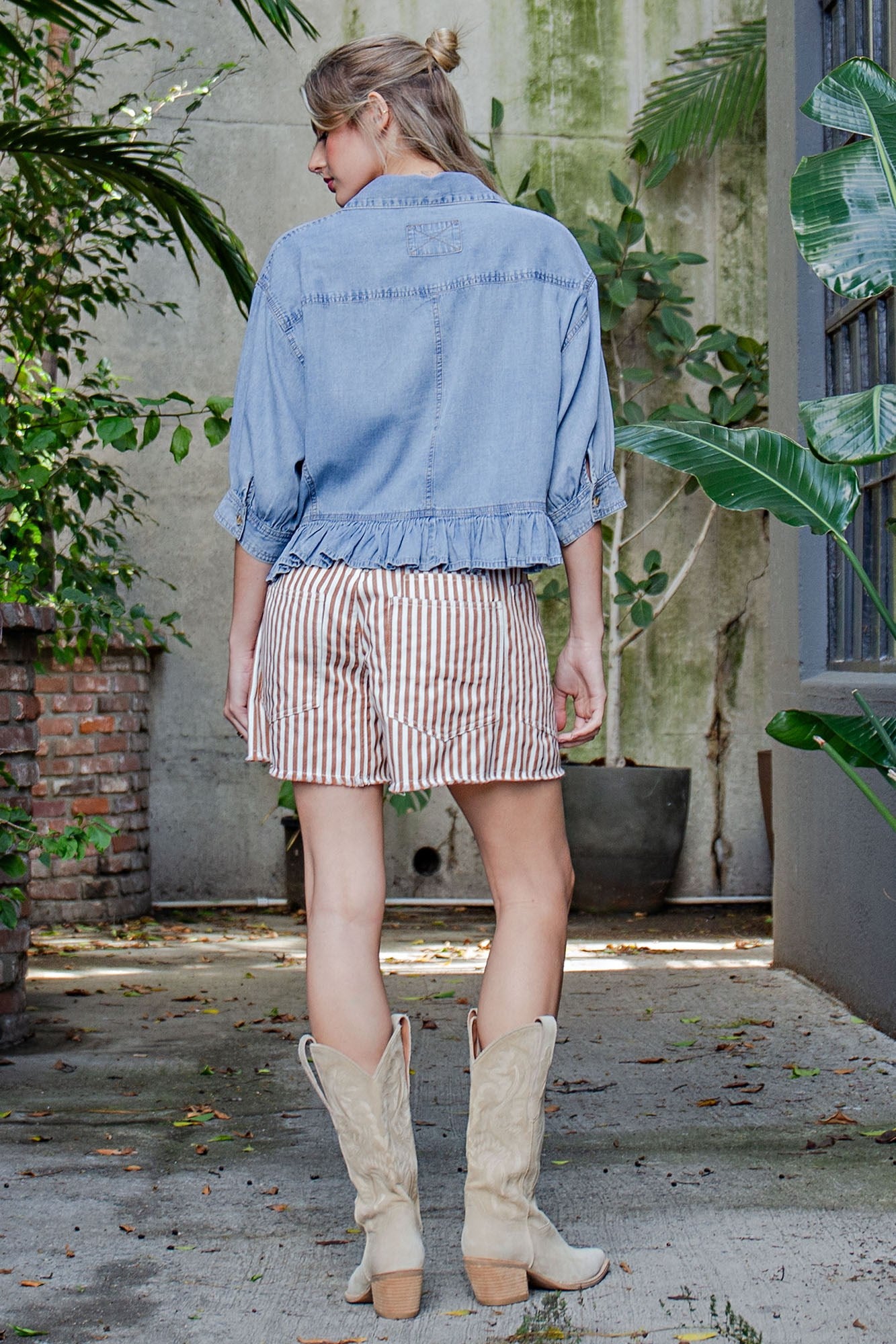 Presley Denim Blouse