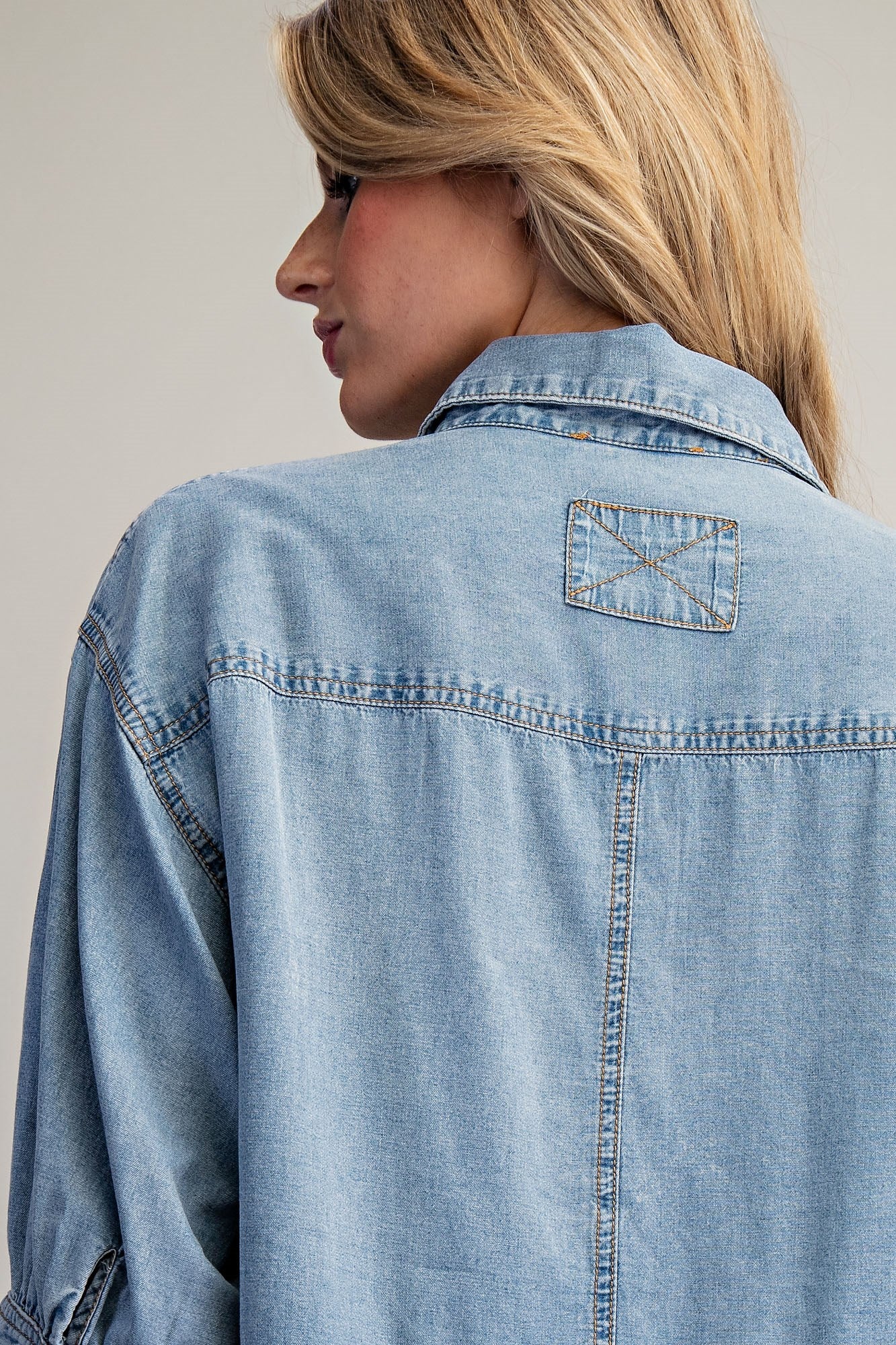 Presley Denim Blouse