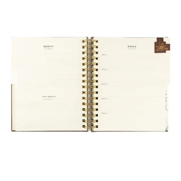 12 Month Undated Planner: Marlo Spiral