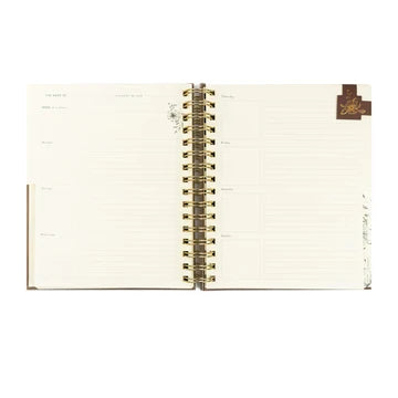12 Month Undated Planner: Marlo Spiral