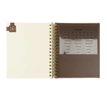 12 Month Undated Planner: Marlo Spiral