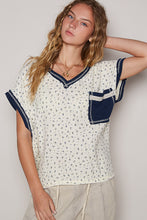 Load image into Gallery viewer, Sapphire Floral Top
