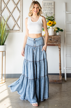 Load image into Gallery viewer, Royal Denim Skirt
