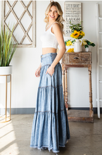 Load image into Gallery viewer, Royal Denim Skirt
