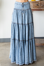 Load image into Gallery viewer, Royal Denim Skirt
