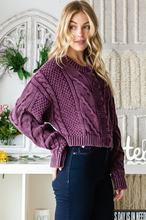 Load image into Gallery viewer, Plum Cute Sweater
