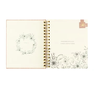 12 Month Undated Planner: Sonora Spiral