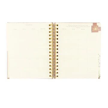 12 Month Undated Planner: Sonora Spiral