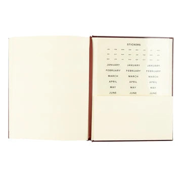 12 Month Undated Planner: Yorkshire Lay-Flat