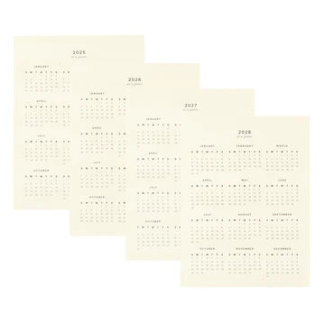 12 Month Undated Planner: Yorkshire Lay-Flat