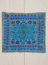 Load image into Gallery viewer, Half Boho Bandeau - Blue Floral Mandala
