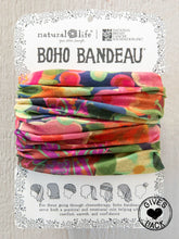 Load image into Gallery viewer, Boho Bandeau Pink Painted Garden

