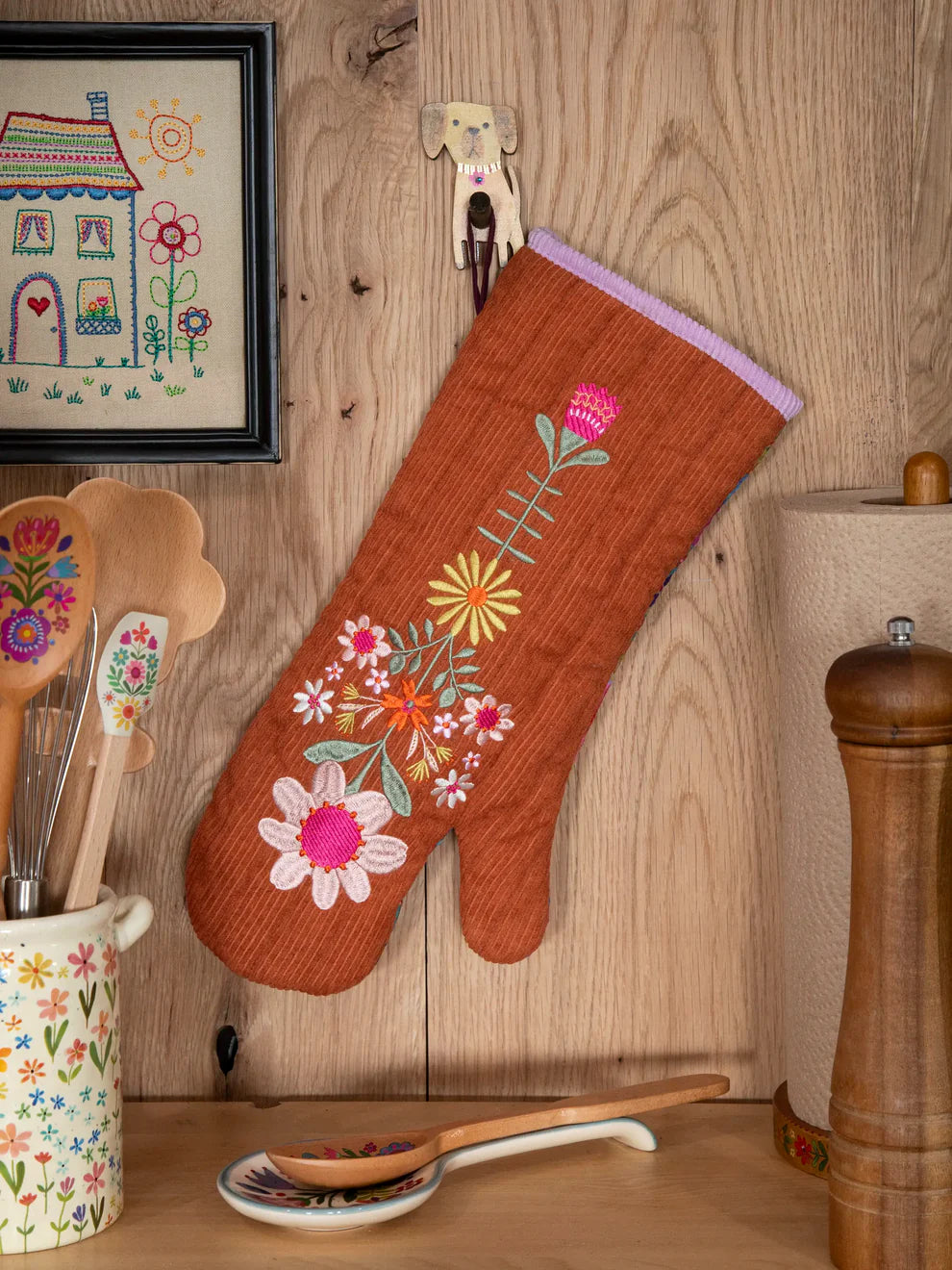 Quilted Oven Mitt