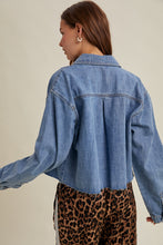 Load image into Gallery viewer, Chessy Denim Crop
