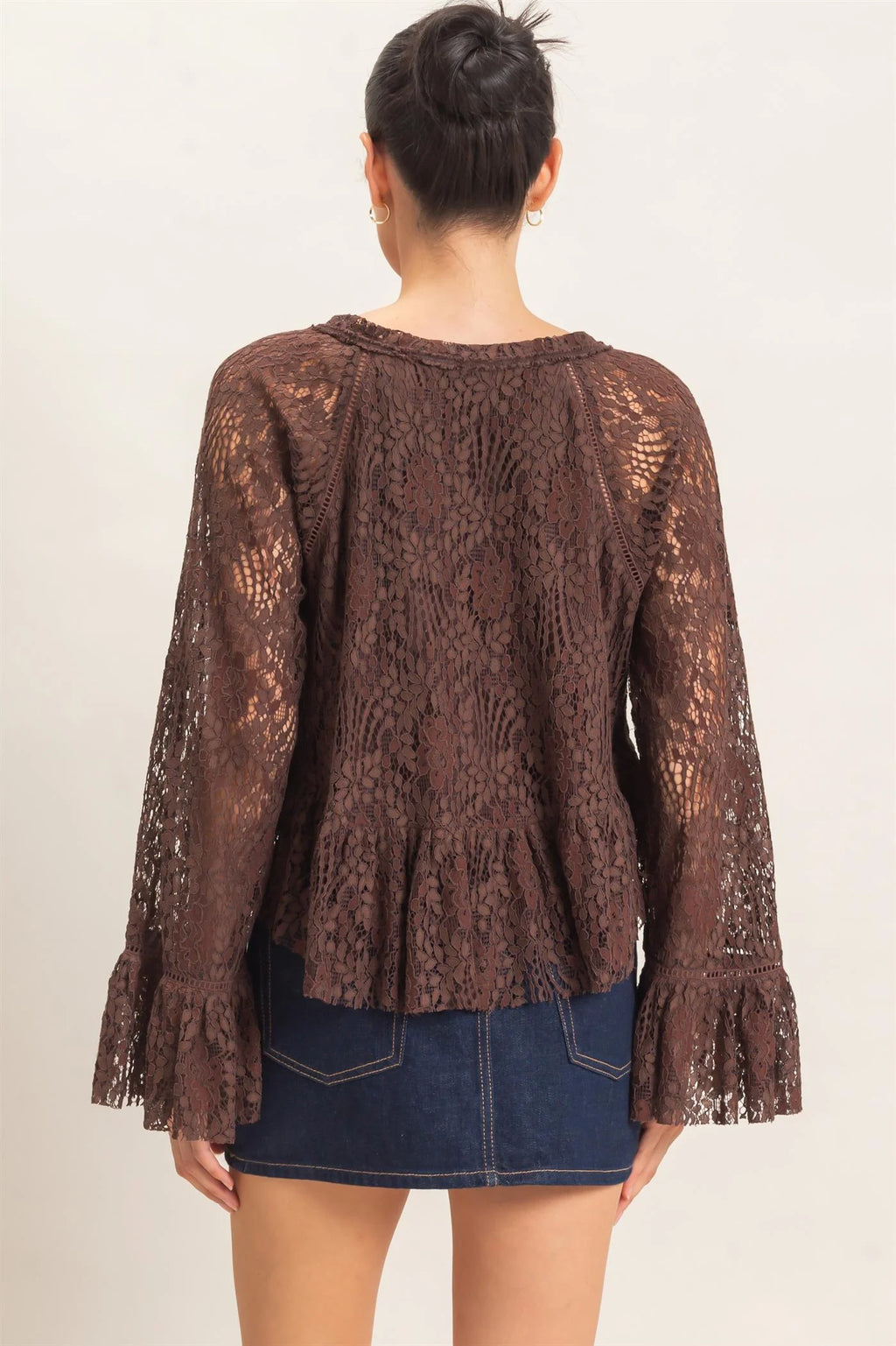 Fig Lace Top