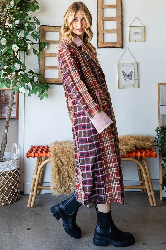 Kattigan Plaid Coat