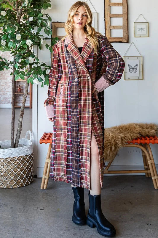 Kattigan Plaid Coat