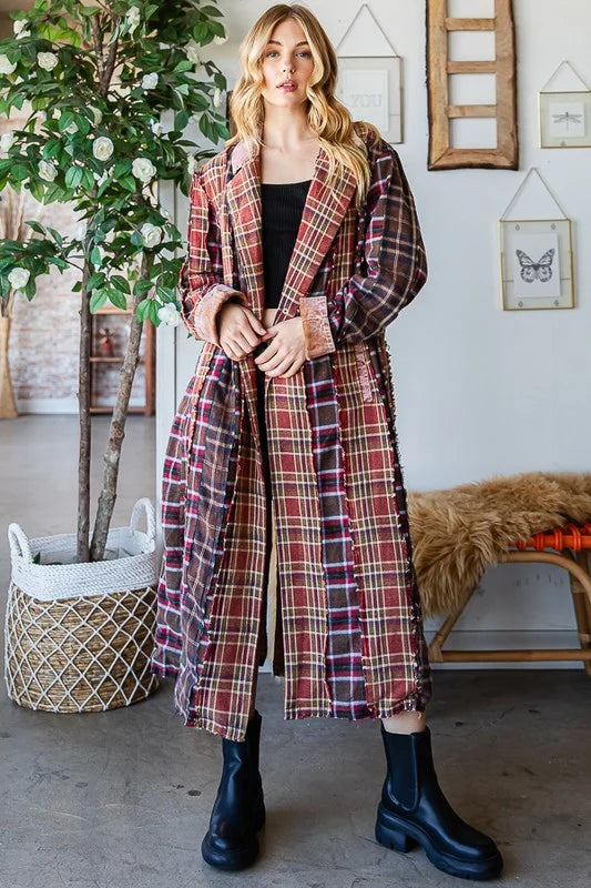Kattigan Plaid Coat