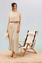 Load image into Gallery viewer, Sage Stripe Skirt
