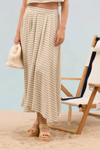 Load image into Gallery viewer, Sage Stripe Skirt
