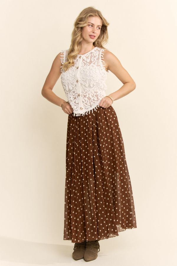 Macchiato Maxi Skirt