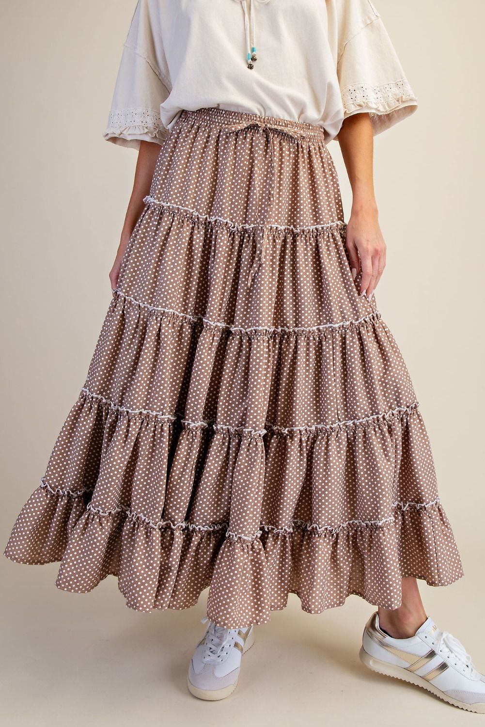 Mocha Dot Skirt