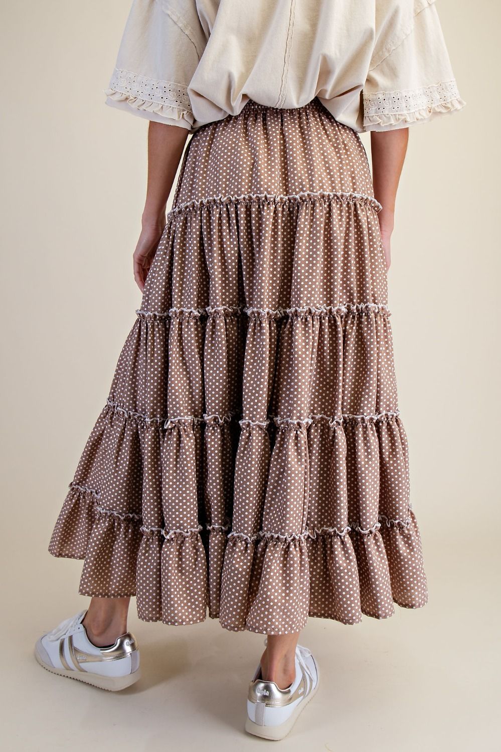 Mocha Dot Skirt