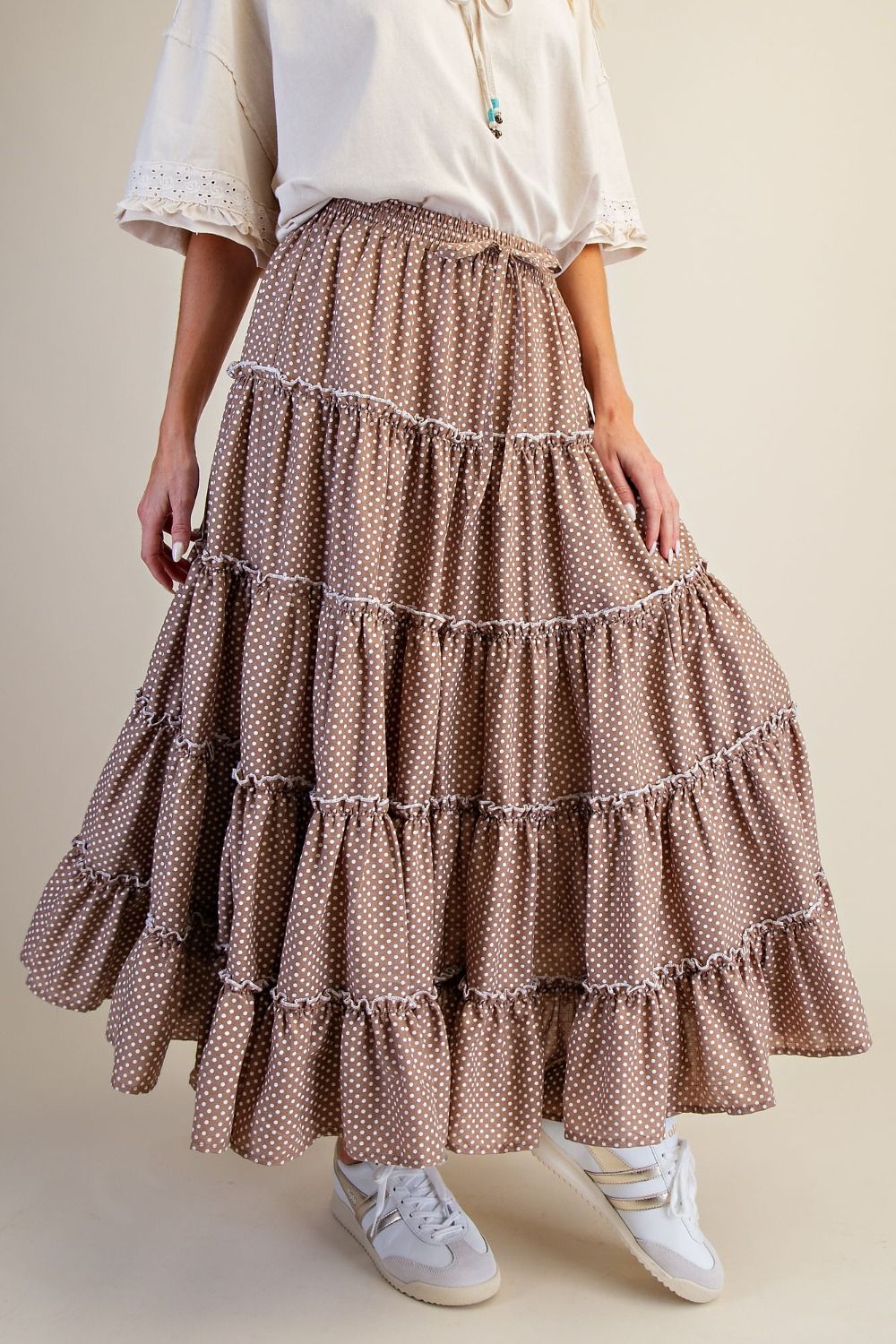 Mocha Dot Skirt