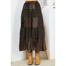 Load image into Gallery viewer, Olivia Patchwork Skirt
