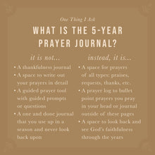 Load image into Gallery viewer, 5 Year Prayer Journal Versailles
