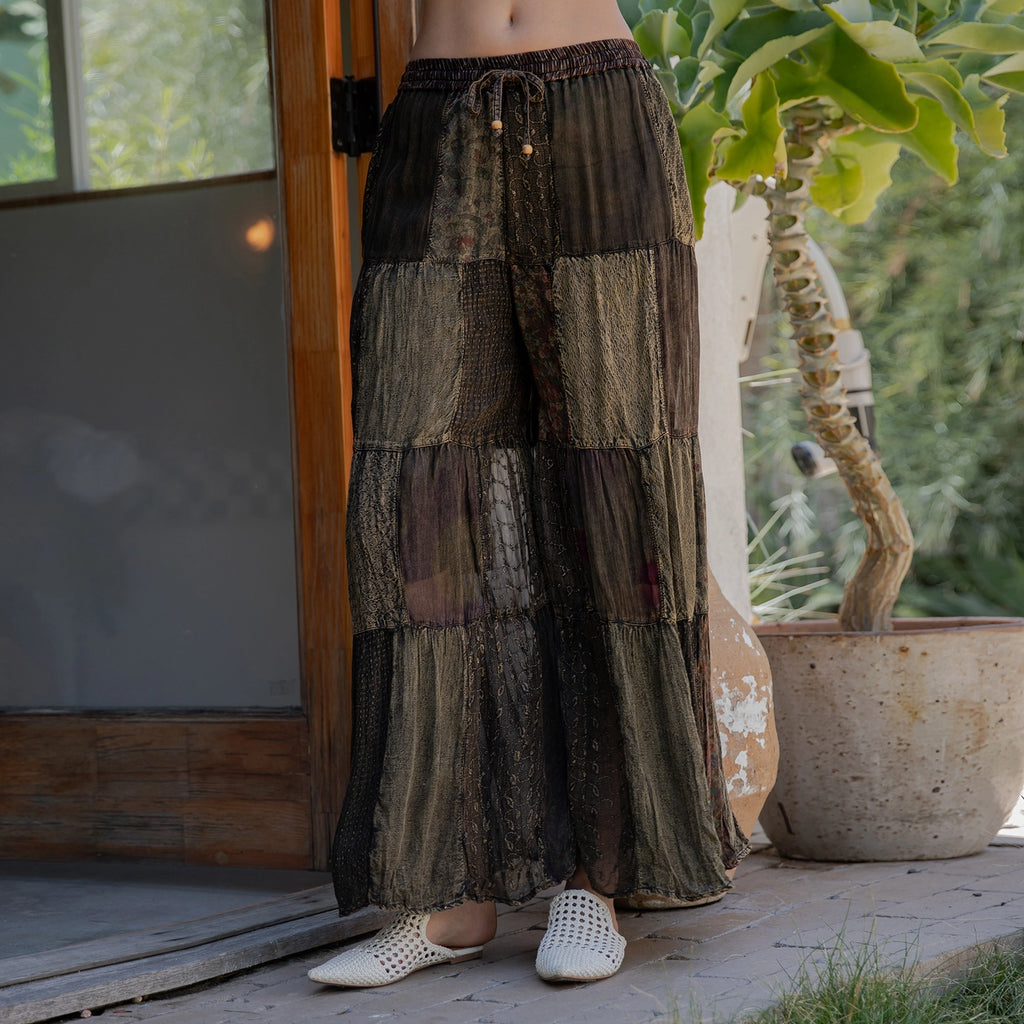 Windswept Patchwork Pants