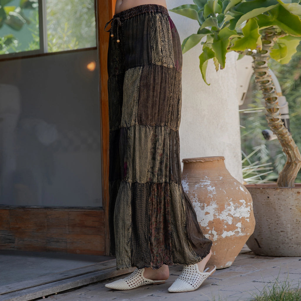 Windswept Patchwork Pants