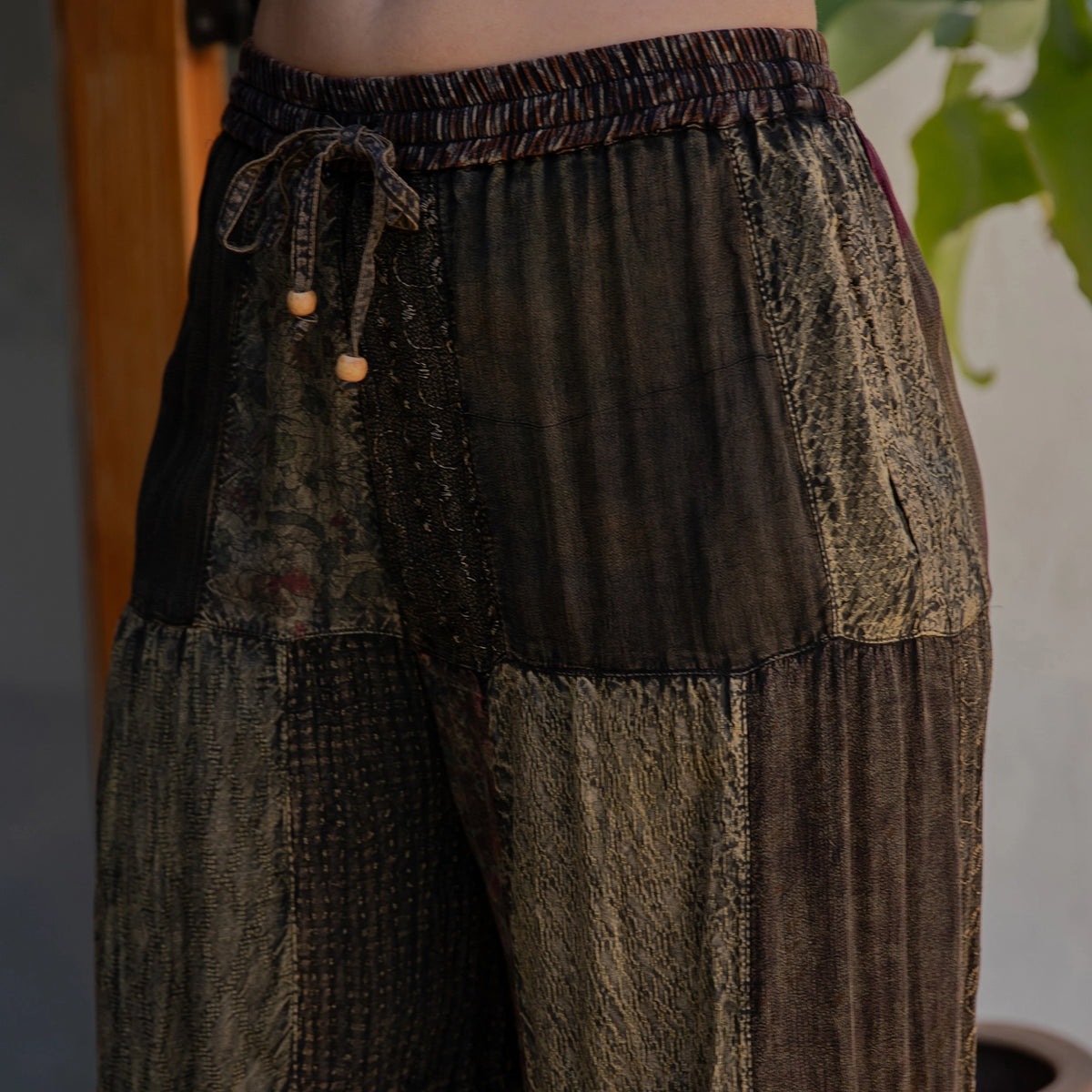 Windswept Patchwork Pants