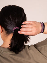 Load image into Gallery viewer, Textured Hair Ties- Purple
