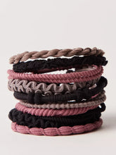 Load image into Gallery viewer, Textured Hair Ties- Purple

