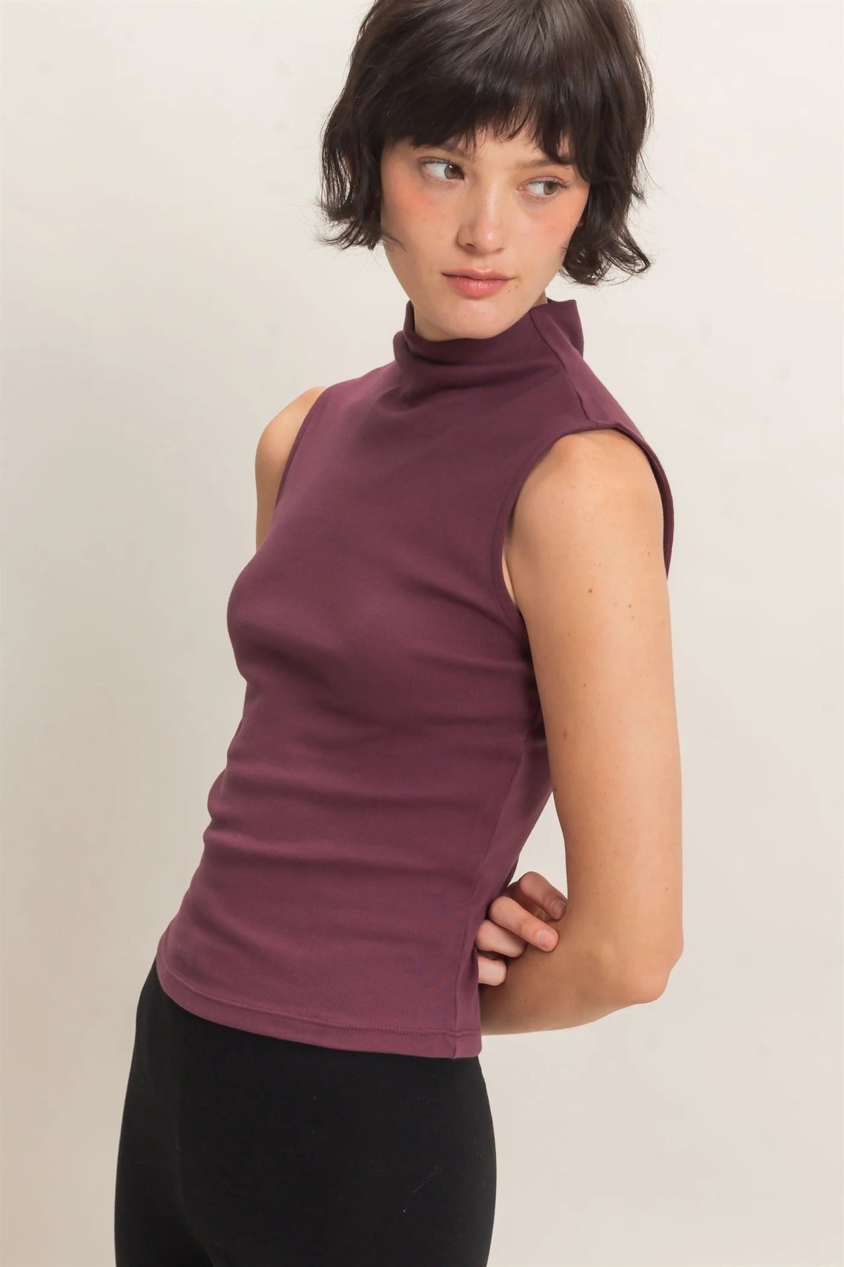 Toasted Mock Neck